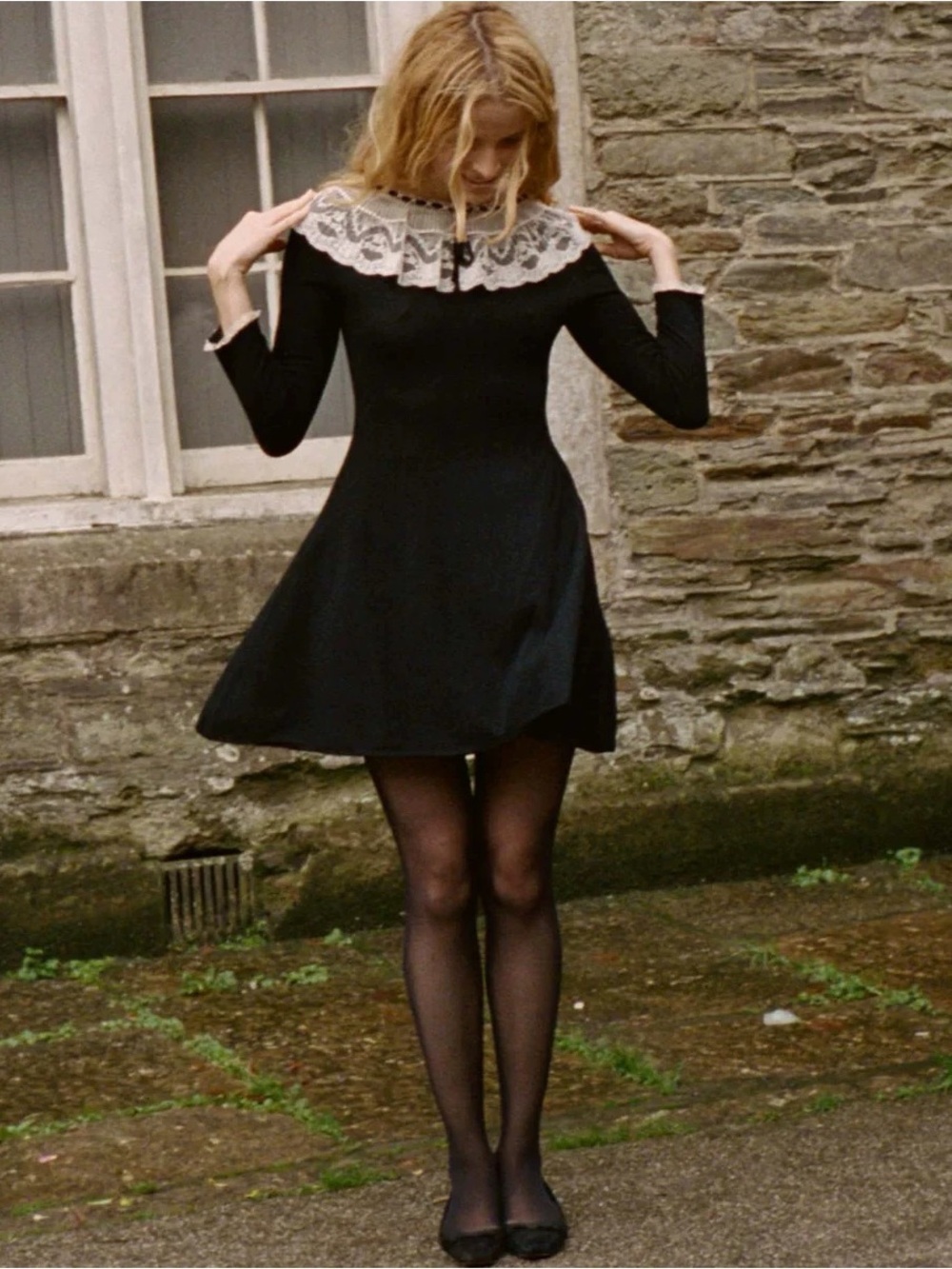 NWOT Doen Sandrine Mini Dress in Black, Size S/M/L
